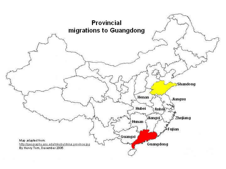 Migrations map